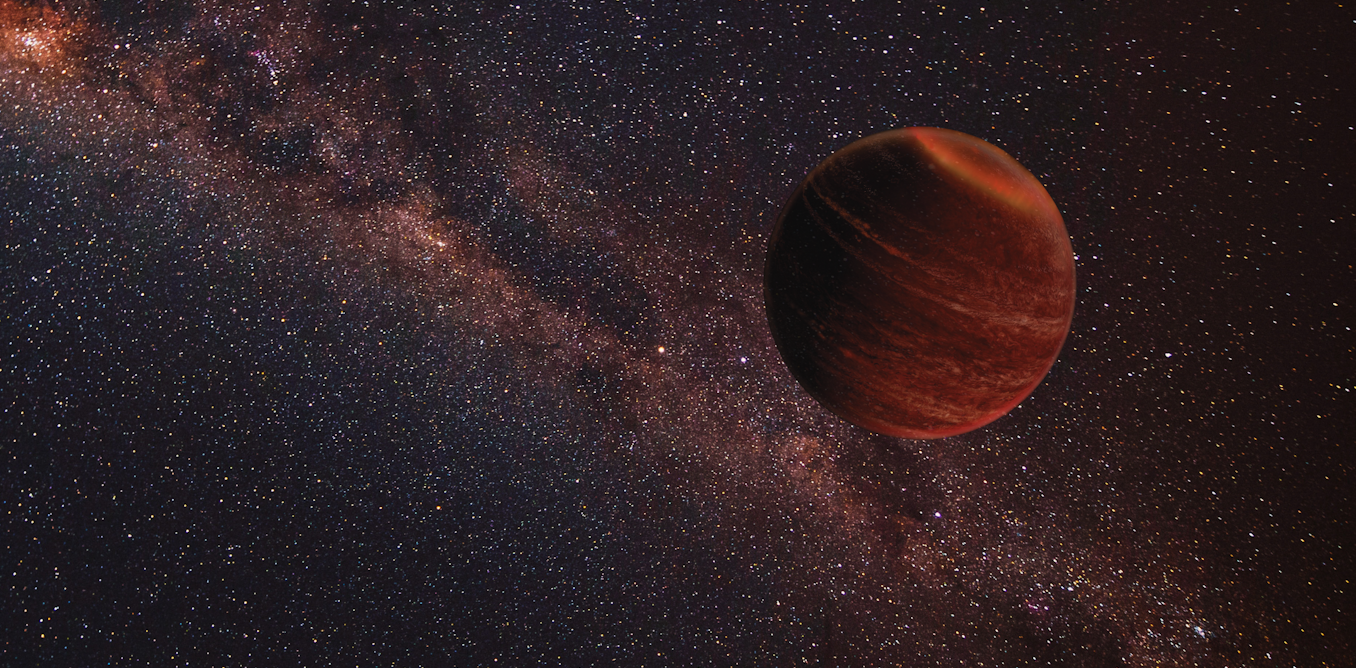 Brown dwarf illustration from the Conversation article